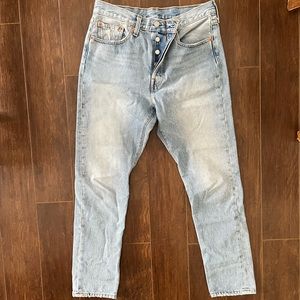 Light blue Levi’s jeans